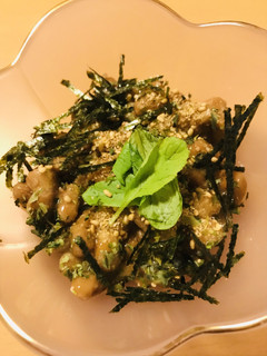 毎日の納豆●海苔&胡麻と-レシピのメイン写真