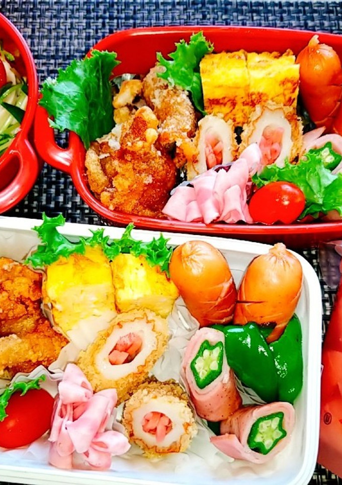 息子と娘のお弁当'20.9.4-レシピのメイン写真