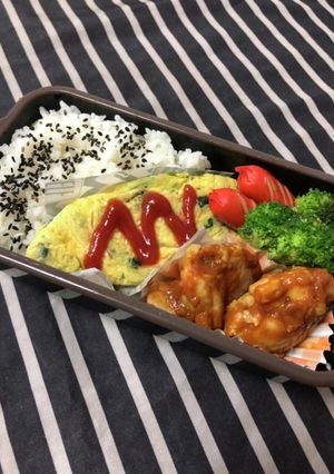 男子高校生弁当★57 チキントマト煮-レシピのメイン写真