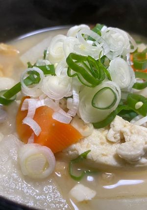 おばあちゃん直伝の味噌けんちん汁-レシピのメイン写真