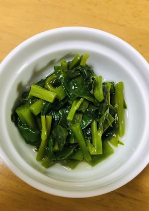 レンジでつるむらさきのおひたし-レシピのメイン写真
