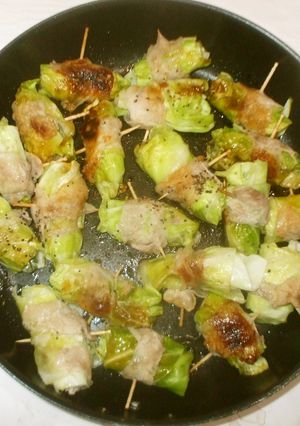 キャベツの豚肉巻き焼き♪簡単料理-レシピのメイン写真