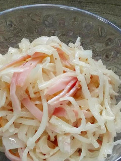 大根とハムの胡麻ドレッシング和え-レシピのメイン写真