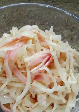 大根とハムの胡麻ドレッシング和え-レシピのメイン写真