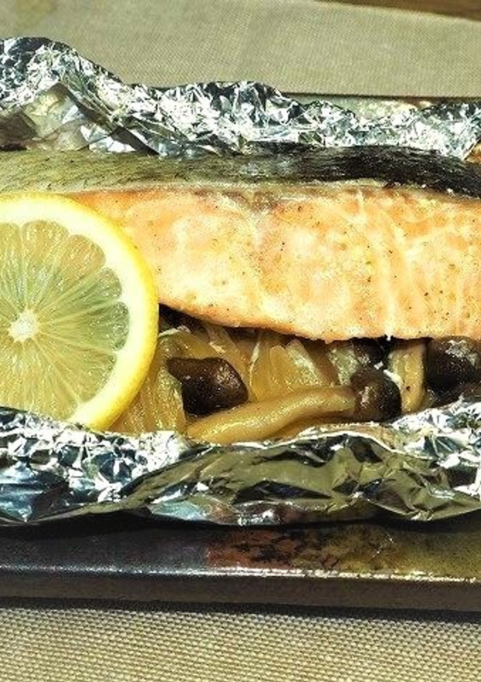 秋鮭のホイル焼き-レシピのメイン写真