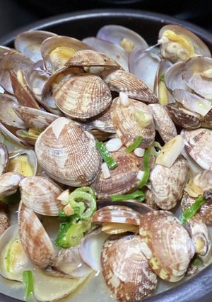 あさりの酒蒸し-レシピのメイン写真