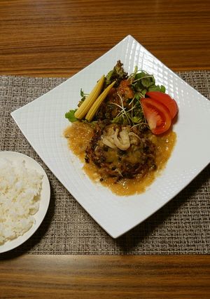 ヨウサマの減塩和風おろしハンバーグ10⑩-レシピのメイン写真