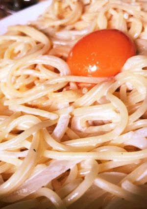 簡単ウニボナーラ-レシピのメイン写真