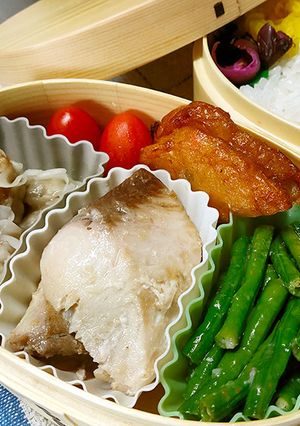シイラの幽庵焼きと残り物のお弁当-レシピのメイン写真