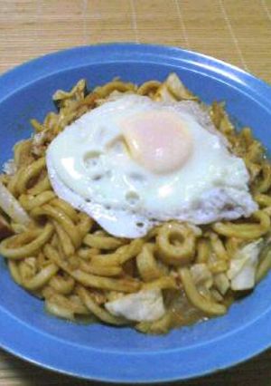レンジで簡単♪ホルモン焼きうどん風-レシピのメイン写真