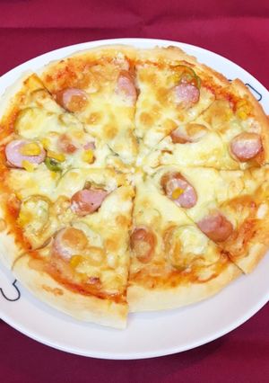 マックと業務スーパーのコラボピザ-レシピのメイン写真