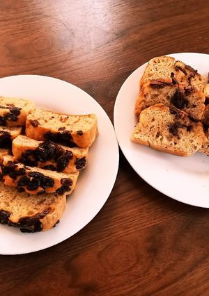 簡単!ヘルシー2種類バナナパウンドケーキ-レシピのメイン写真