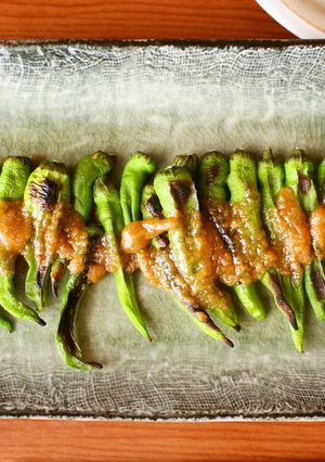 万願寺とうがらしのごまみそ焼き-レシピのメイン写真
