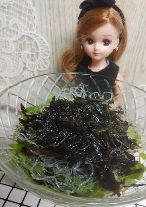 リカちゃん♡ひじき海藻サラダ(しそドレ)-レシピのメイン写真