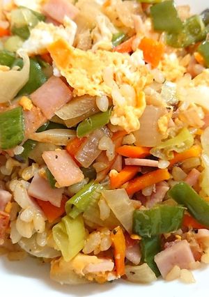 朝からバランス良い炒飯-レシピのメイン写真