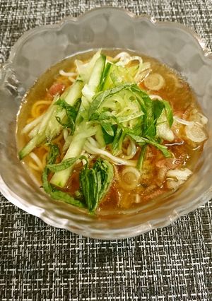 インスタント冷ラーメン-レシピのメイン写真