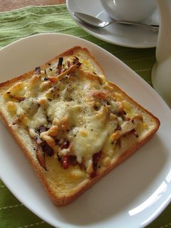 余りものでDEきんぴらごぼうトースト-レシピのメイン写真