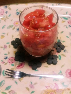 夏のデザート!角切りトマトをお洒落に。-レシピのメイン写真