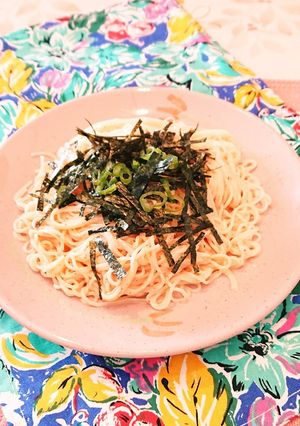 簡単!!和風明太子味そうめん-レシピのメイン写真