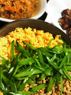 三色そぼろ丼-レシピのメイン写真