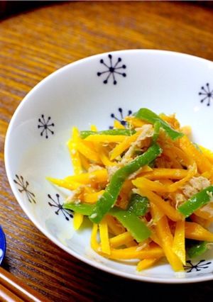 コリンキー のツナ和え　カレー風味-レシピのメイン写真