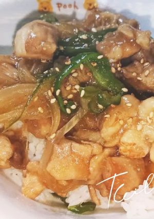 簡単・手抜き♪鶏もも肉甘辛丼-レシピのメイン写真