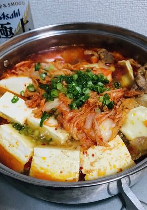 麻辣キムチ鍋-レシピのメイン写真