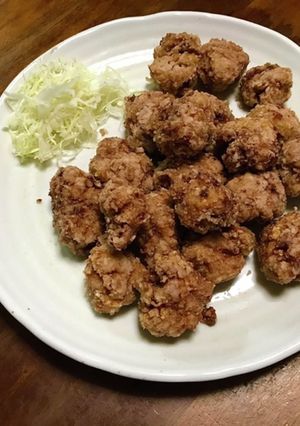 豚肉で!まんまる唐揚げ-レシピのメイン写真