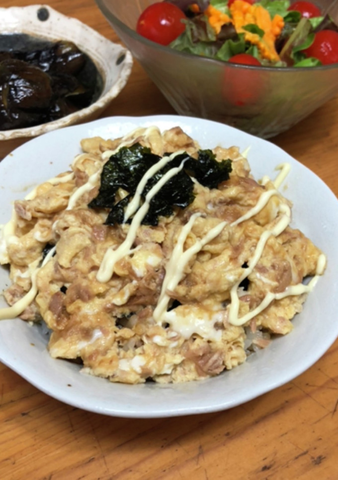 のり弁風！柔らか卵のシーチキン丼-レシピのメイン写真
