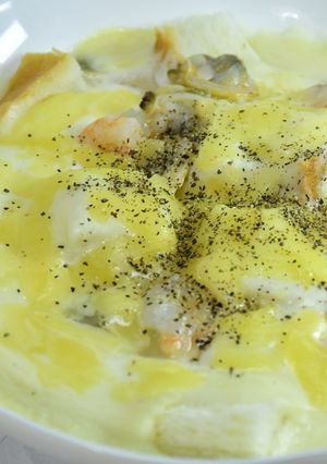 レンジで作る「パングラタン」-レシピのメイン写真