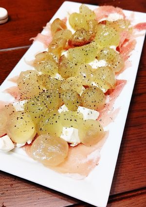 ぶどうの前菜 お酒のお供に-レシピのメイン写真