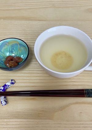 3日間断食後の最初の回復食　梅流し-レシピのメイン写真
