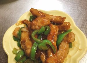 とんかつ用豚ロースの青椒肉絲-レシピのメイン写真