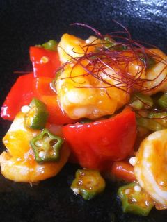 海老と野菜の中華風あんかけ炒め-レシピのメイン写真