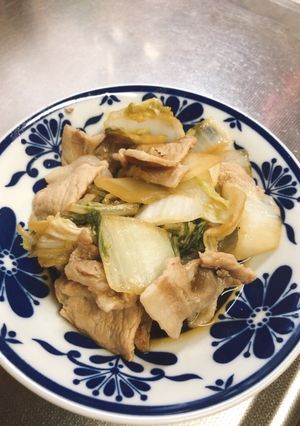 白菜と豚肉の甘辛炒め-レシピのメイン写真