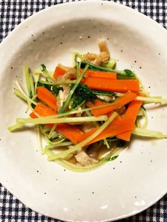 水菜のサッと煮-レシピのメイン写真