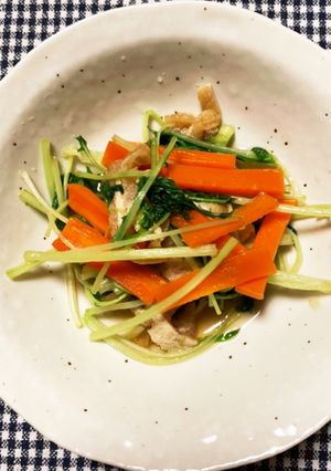 水菜のサッと煮-レシピのメイン写真