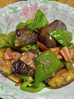 茄子とピーマンのコンソメ炒め-レシピのメイン写真