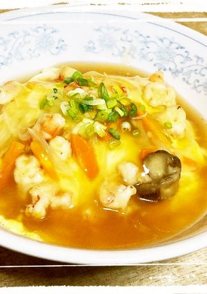 具沢山 天津飯☆エビ玉どーん！！-レシピのメイン写真