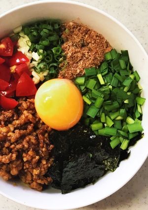 効果音で作る台湾まぜごはん-レシピのメイン写真
