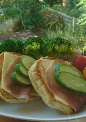お弁当や休日の朝食に！米粉のパンケーキ-レシピのメイン写真