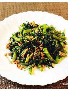 おいしい空芯菜炒め-レシピのメイン写真
