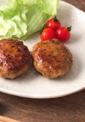 ＊れんこん＆ごぼうのつくねバーグ＊-レシピのメイン写真