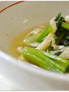 ホッとする♪小松菜の煮びたし-レシピのメイン写真
