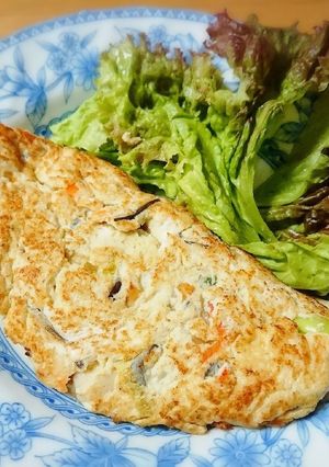 卯の花のオムレツ-レシピのメイン写真