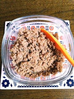 濃いそぼろ-レシピのメイン写真