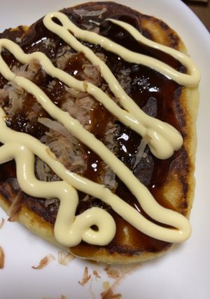 簡単！ホットケーキミックスでお好み焼き風-レシピのメイン写真