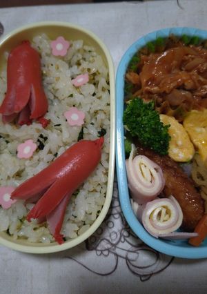 学童用お弁当-レシピのメイン写真