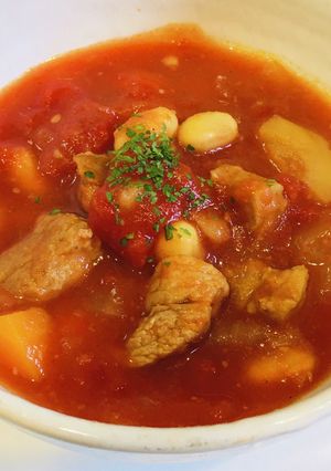 圧力鍋で作る　ポークビーンズ-レシピのメイン写真