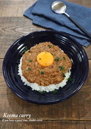 レンジで簡単!キーマカレー-レシピのメイン写真